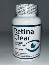 Sealed Retinaclear Eye Health Supplement, 60 Caps, Slightly Damaged Outer Packag