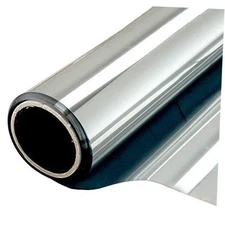  Window Film One Way Mirror Film Daytime Privacy 35.4 Inch x 6.5 Feet Silver