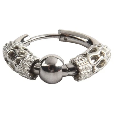 Boucles d'oreilles pour tendance motif dragon en acier pour titane longue durée - Photo 1/4