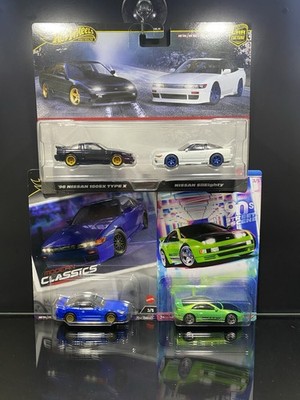 Hot Wheels Premium Nissan 300ZX Turbo SliEighty 2 Pack Premium Car Culture Set