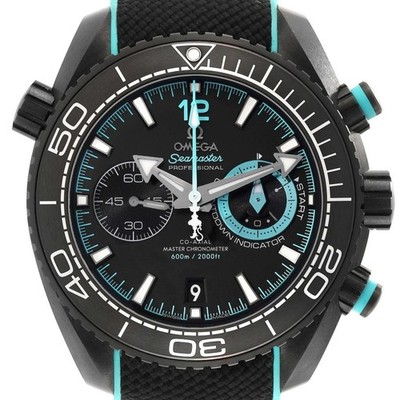 Omega Planet Ocean Deep Black Ceramic Mens Watch 215.92.46.51.01.003 Unworn