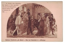 ANTIQUE 1910 ANTICA TRATTORIA GIA PAOLI VIA DEI TAVOLINI ART FLORENCE ITALY PC