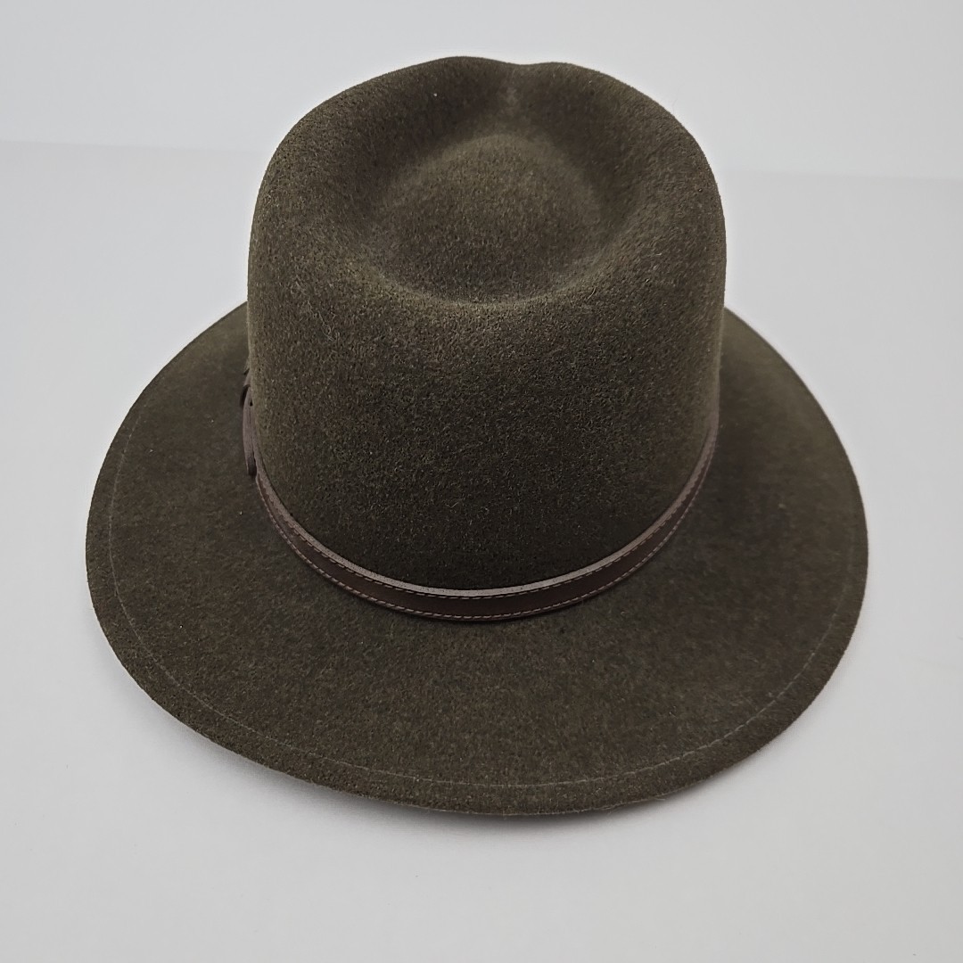 Pendleton Outback Medium Wool Fedora Hat Olive Gr… - image 3