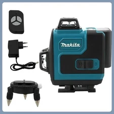 16 Lines Green Laser Level 360° Self Leveling Cross Line Tool Makita Style