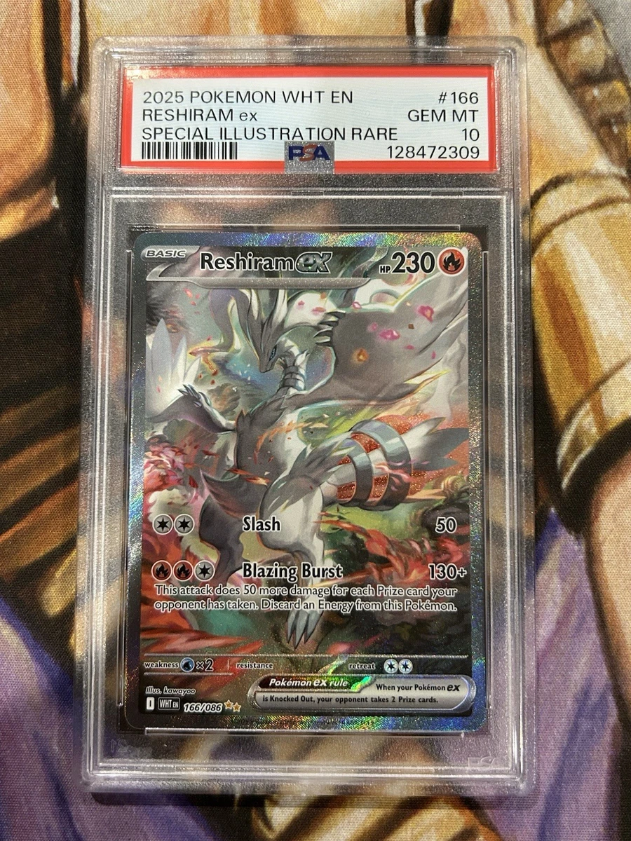 Reshiram Pokémon TCG Professional Sports Authenticator (PSA