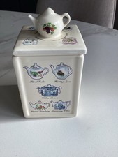 Ringtons Vintage Wade the Heritage Collection Teapot Tea Caddy