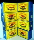 Eight (8) Replica Boxes for Lesney & Moko Lesney Matchbox Models as shown