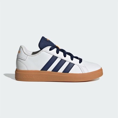 Adidas Grand Court Lifestyle Cloud White Dark Blue Gum (GS) JI0969 New