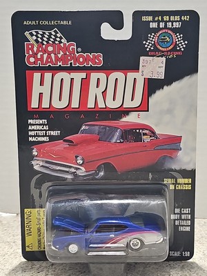 Vntg 1997 Racing Champions Hot Rod Magazine '69 Olds 442 Issue #4 1:58