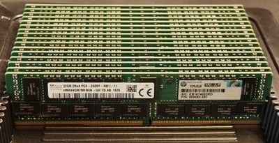 512GB (16x 32GB) SK Hynix HMA84GR7MFR4N-UH 809083-091 DDR4 RDIMM PC4-2400T