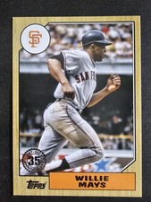 2022 Topps Series 1 - 1987 Topps Baseball 35th Anniversary Willie Mays #T87-96