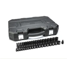GEARWRENCH 39 Pc. 1/2" Drive  SAE 6 Pt. Impact Socket Set 3/8" -1.5" Std  & Deep