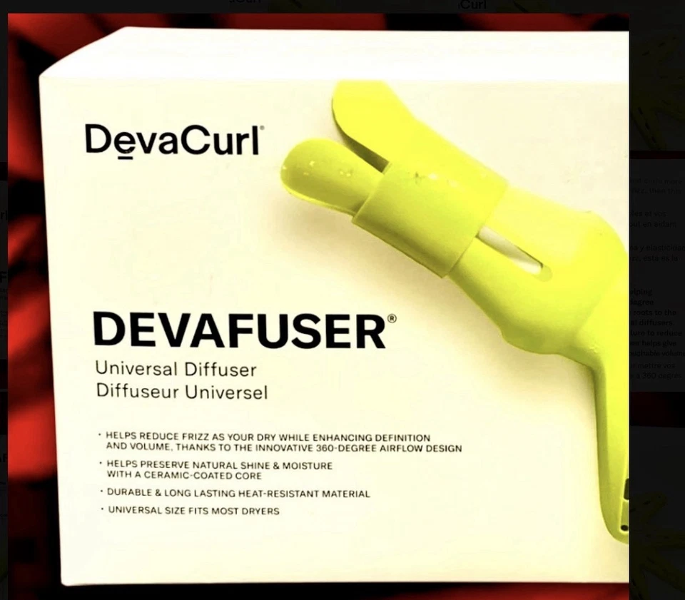 DevaCurl DevaFuser Attachment  Universal Curly Hair Dryer Diffuser for All Curls - Image 3 of 4