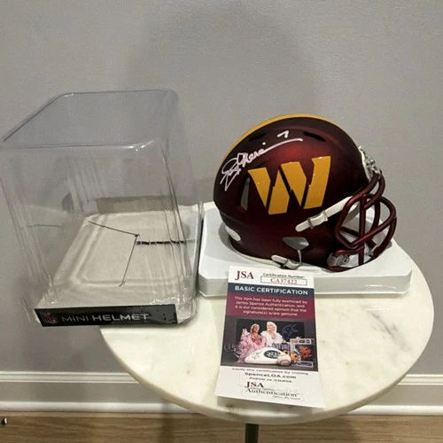 Joe Theismann Signed Washington Commanders Mini Helmet - JSA COA NFL