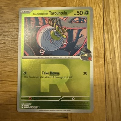  Pokemon TCG - Ascended Heroes Team Rocket's Tarountula 018/217  