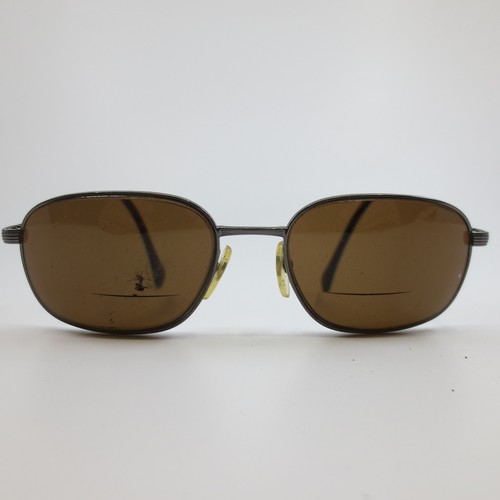 Sferoflex 2081 268 Gunmetal Metal Oval Eyeglass Frames Italy 55-18-140