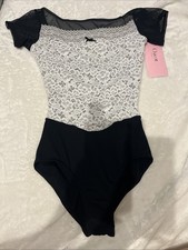 NWT: Chacott Cap-Sleeve Leotard, Adult Small