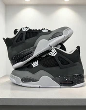 Men's shoes AJ 4 Retro Grippy & Lightweight Sneakers Modern Comfort-US Size 9.5