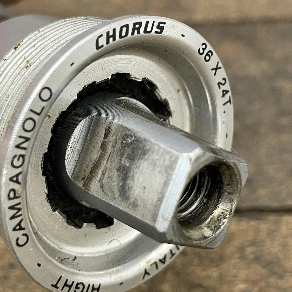 Campagnolo Chorus Bottom Bracket Italian 36x24T 102mm ISO Square Taper Road - Image 2 of 4