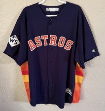 2017 World Series Champions Astros Jose Altuve Majestic Cool Base jersey 2XL