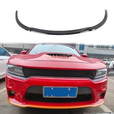 Front Bumper Lip Splitter For 2015-2023 Dodge Charger Glossy Black