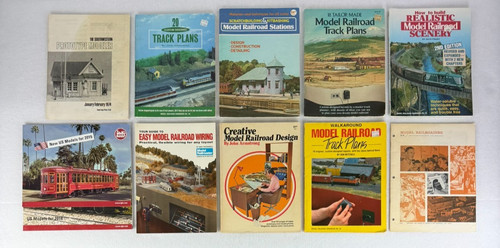 MODEL RAILROADER & KALMBACH Layout Design PB Lot of 12 Guides