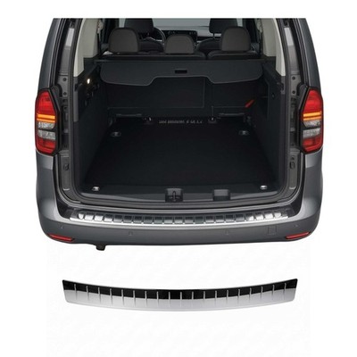 Ladekantenschutz Stoßstangenschutz für VW Caddy IV 2020-2026 Edelstahl Chrom