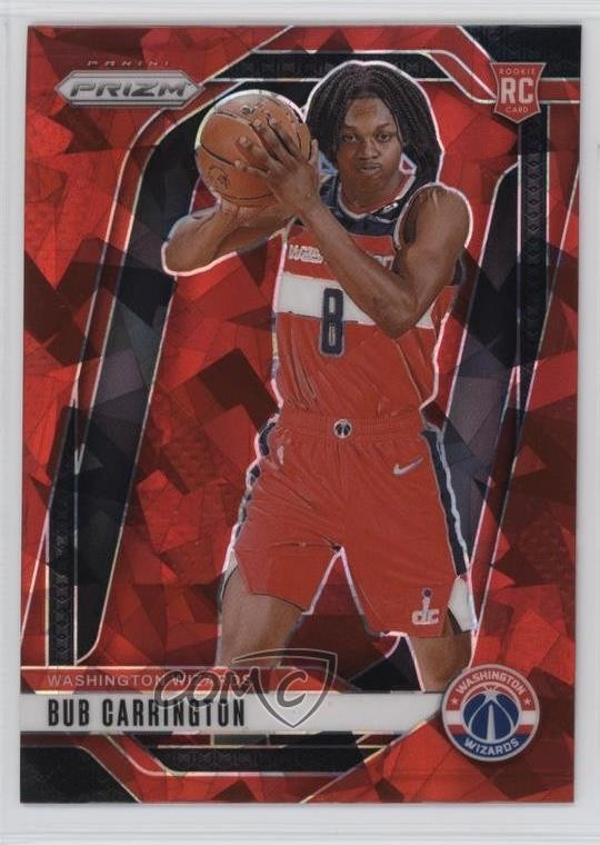 2024-25 Panini Prizm Red Ice Prizm Bub Carrington #244 1sl1