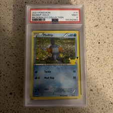 2021 POKEMON MCDONALD'S COLLECTION #19 MUDKIP-HOLO PSA 9