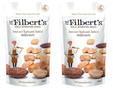 2x Mr Filberts Somerset Applewood Smoked Mixed Nuts 100g Total 200g 30/06/27