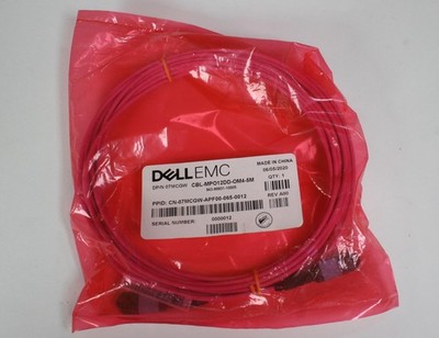 5-Meter/17ft  OM4 MPO-12DD multimode fiber cable Dell 7MCGW