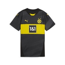 PUMA Bvb Away Crew Neck Short Sleeve Replica Jersey Womens Black 78002502