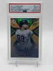 2017 Topps Fire Aaron Judge Rookie Card Auto 72/75 #FA-AJ !Yankees PSA 9 Auto 10