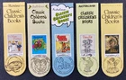 1985 Australiana Classic Children's Books Set 5 x Bookmarks Pictorial Postmarks