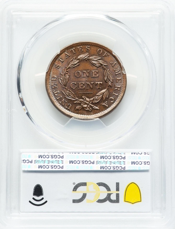 1837 Coronet Large Cent - Head of '38 - PCGS MS64+ BN - MAGNIFICENT - LOOKS 65+ - Image 4 of 4