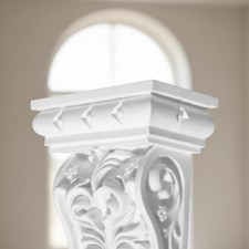 T&uuml;rbogenkonsole Antik Bogentr&auml;ger Ornamentiert f&uuml;r Renovierung