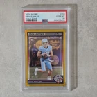 Panini 2024 Score Drake Maye Rookie Gold Zone #303 PSA 10 Serial Numbered /50