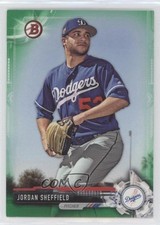 2017 Bowman Draft Green 75/99 Jordan Sheffield #BD-134 y0i