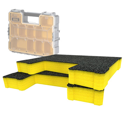 Shadow Foam Stanley FATMAX Deep Pro Organizer Schaumstoffeinlagen | Schaumstoff schneiden und abziehen