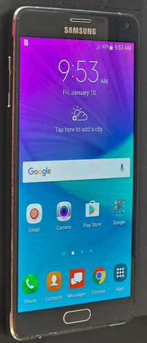 Samsung Galaxy Note 4, SM-N910V, 32GB, (Verizon, Desbloqueado), Android, Restablecer, Leer