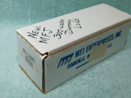 MFJ 260C DRY RF DUMMY LOAD 300 WATTS 0-650 MHZ AIR COOLED HF VHF UHF HAM RADIO - Zdjęcie 3 z 16