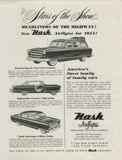 1954 Nash Cross Country Wagon Ambassador Sedan Statesman Cars VINTAGE PRINT AD