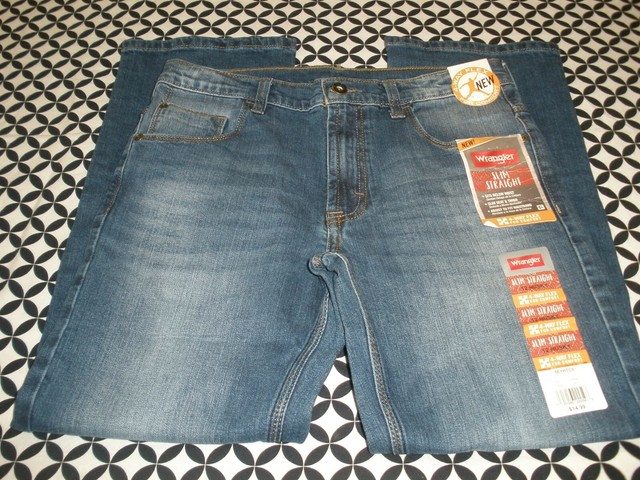 wrangler slim straight 4 way flex