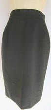 Charcoal Gray Pencil Skirt Work Business Casual Dressy