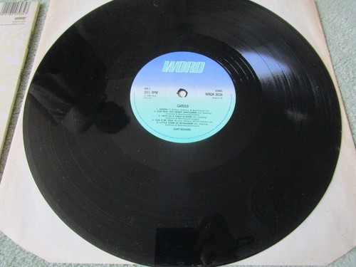Cliff Richard – Carols Word WRDR 3034 Compilation 1988 UK Vinyl LP Album - Picture 5 of 6