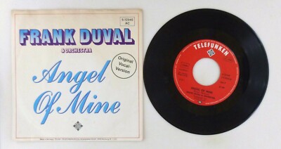 7'' Single Vinyl -  Frank Duval & Orchestra   Angel Of Mine - S10388 K70