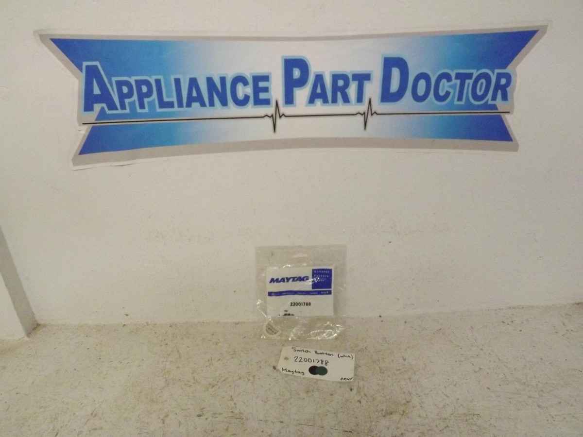 Maytag Washer/Dryer 22001788 Switch Button (white) New | eBay 