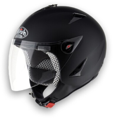 Airoh Compact JT Matte Black Jet Helmet, Glossless Matt Finish, XL-XXL