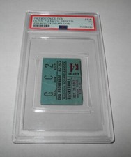 1962 NBA Basketball Boston Celtics vs Knicks John Havlicek 2nd Game Pass Ticket