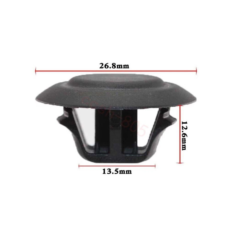 10 peças clipes de reposição para retentor de isolamento de capô de carro para Mercedes-benz - Imagem 2 de 3